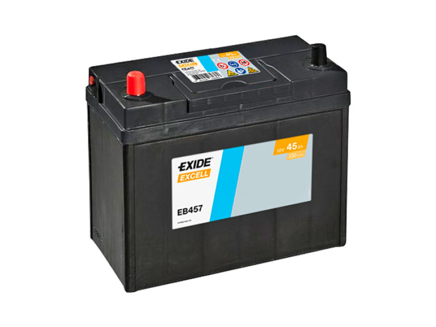EB457 EXIDE EXCELL 45AH 237X127X227 +/- 330A 1815-EB457
