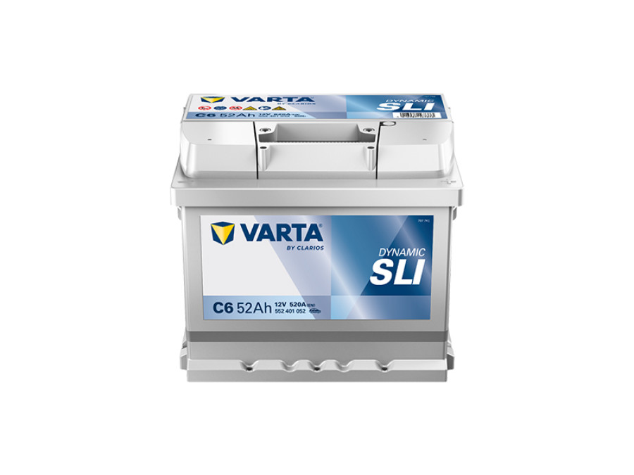 VARTA DYNAMIC SLI 52AH 520A 207X175X175MM -/+ 1820-C6