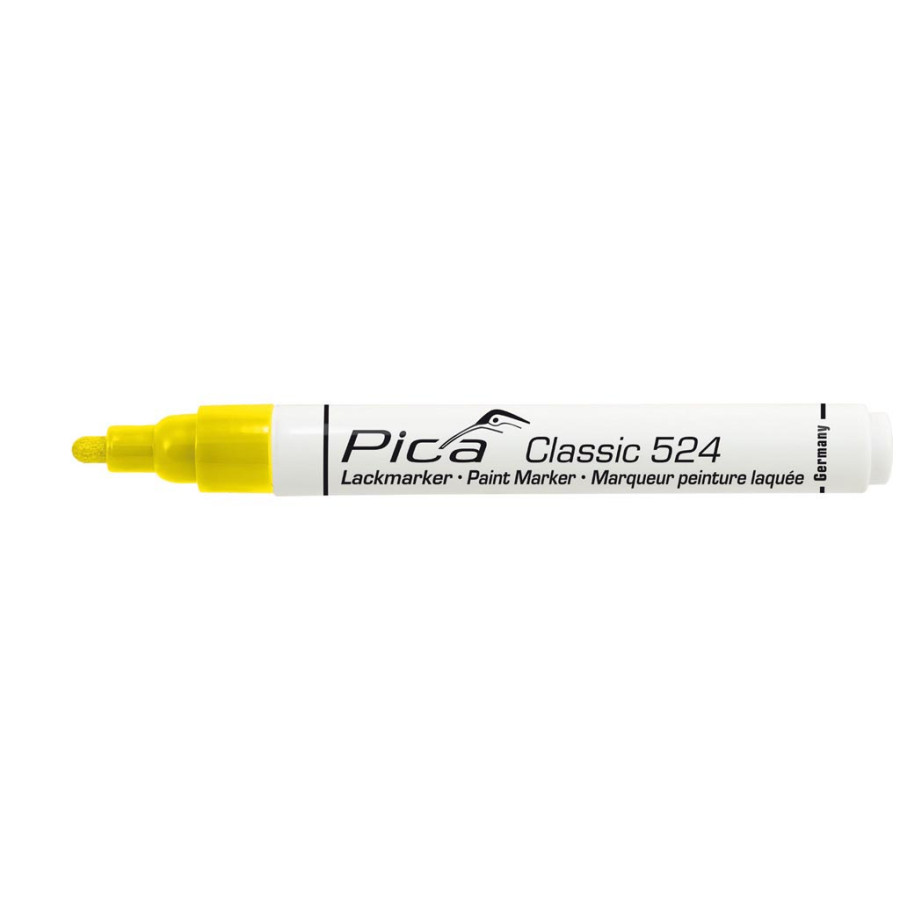 PICA maalikynä keltainen, 2-4mm 524 Classic P52444