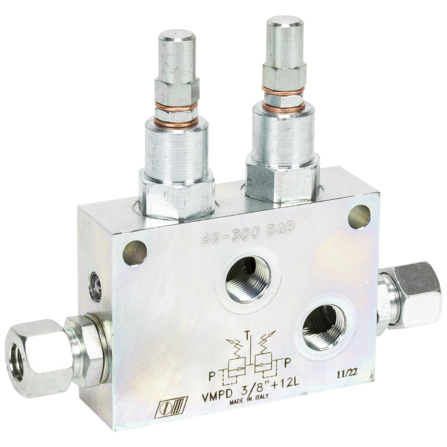 KAKSOISPAINEENRAJOITUSVENTTIILI 3/8-12L 80-300BAR H80732-300-12L