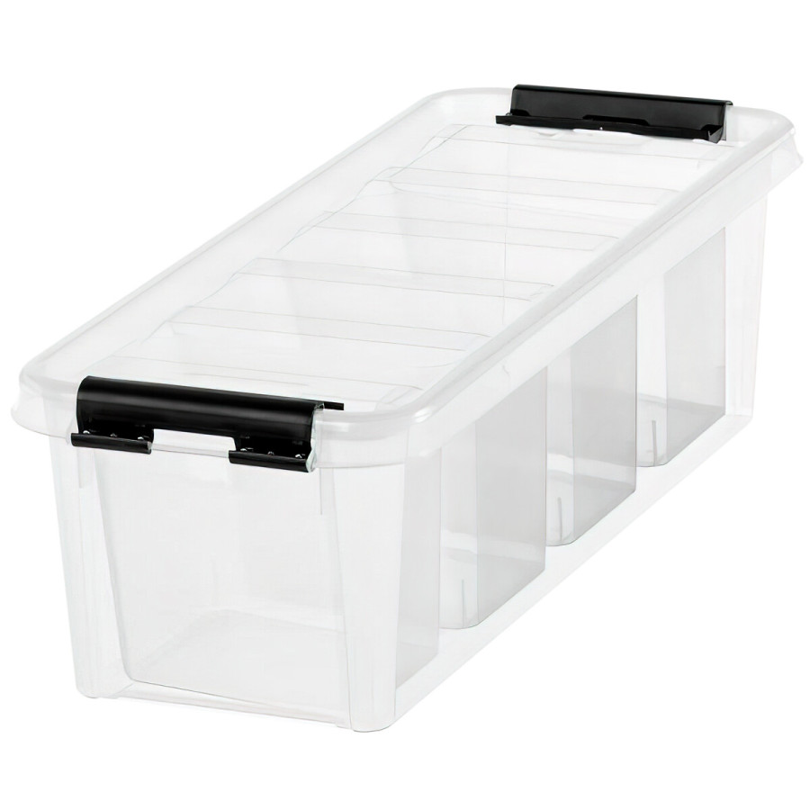 SÄILYTYSLAATIKKO CLASSIC 4 SISÄOSILLA TRANSPARENT OX037A