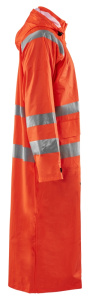 Highvis pitkä sadetakki, TASO 1 Huomio oranssi, Blåkläder 4