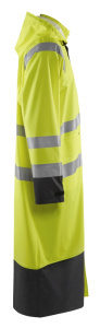 Highvis pitkä sadetakki, TASO 1 Huomio keltainen/Musta, Blåkläder 2