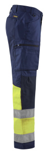 Highvis housut stretch huomio, Blåkläder 21